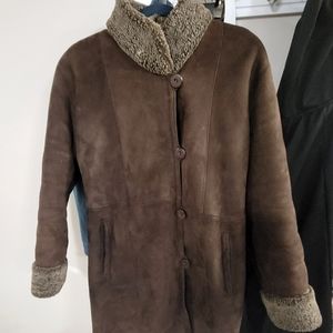 Excellent condition blueduck shearling coat